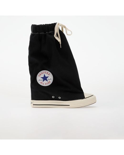 Converse Black Sneakers Chuck Taylor All Star Wedge X-Hi/ Egret Eur