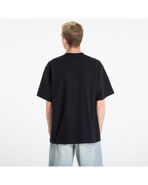 Pleasures Black T-Shirt Inverted T-Shirt for men