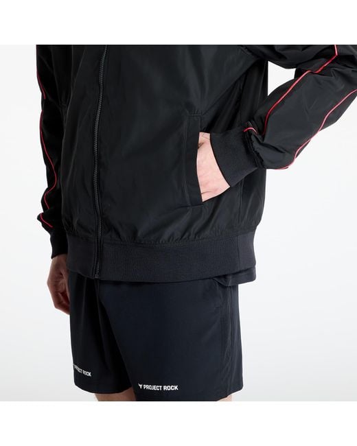 Under Armour Jas Project Rock Warmup Jacket in het Black voor heren