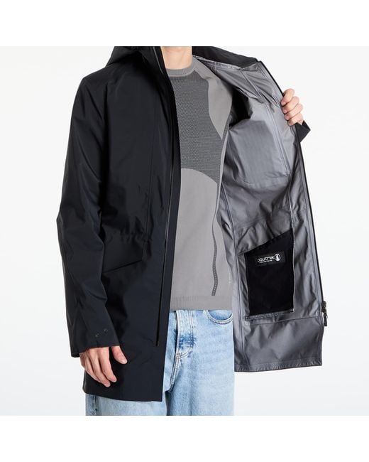 POUTNIK BY TILAK Black Jacket Shield Coat for men
