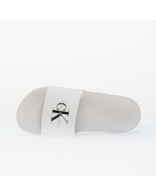Sneakers Jeans Slide Monogram Wn Eur di Calvin Klein in White