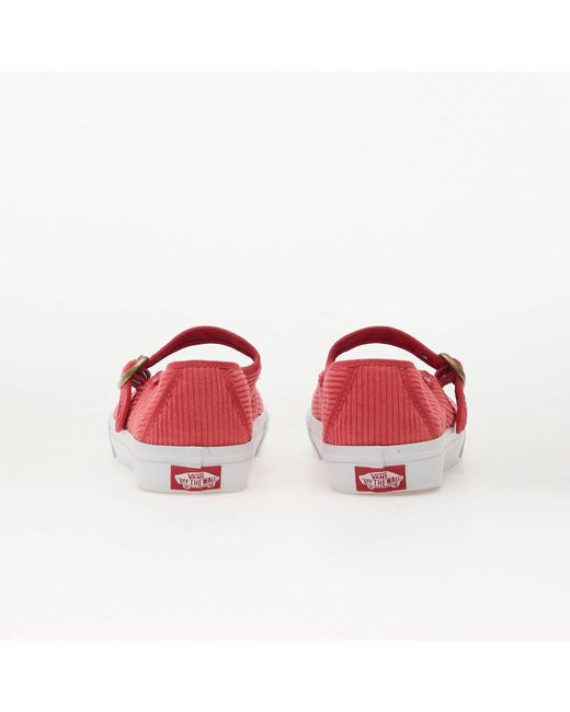 Vans Red Sneakers Mary Jane