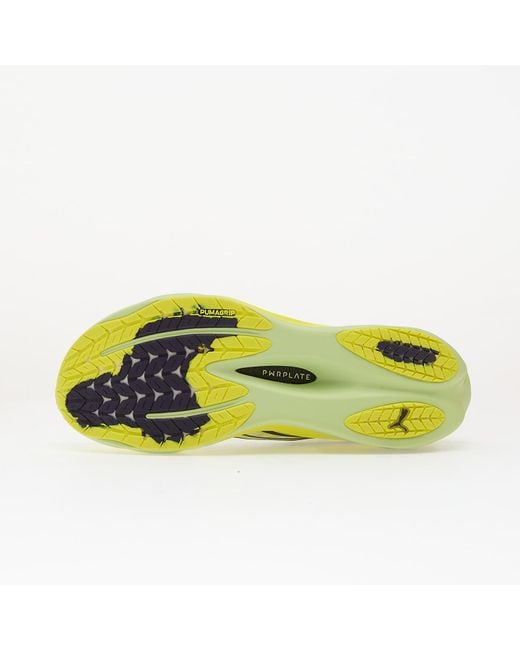 PUMA Yellow Deviate Nitro 4 Sneaker for men