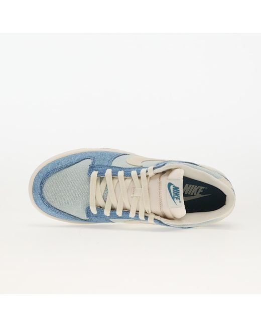 Sneakers Wmns Dunk Low Smokey/ Pale Ivory-Denim Turq-Ochre-Barely Volt Eur di Nike in Blue