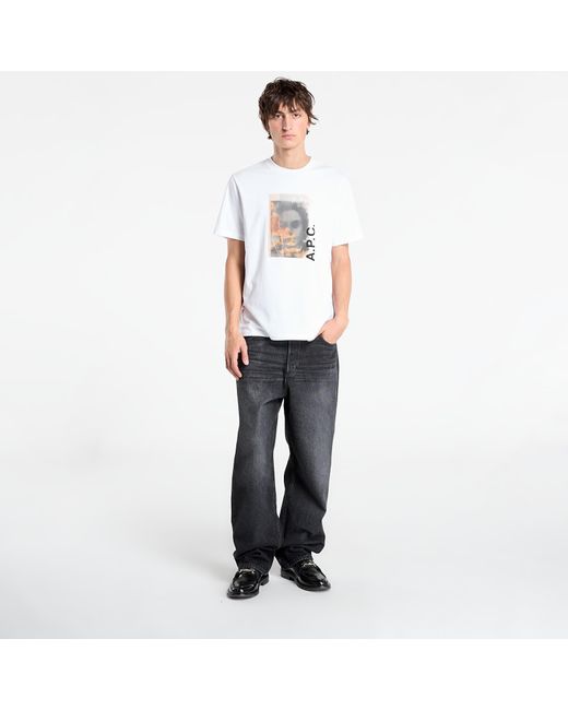 A.P.C. T-Shirt Jean Portrait in White für Herren