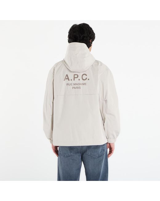 A.P.C. White Jacket Windbreaker for men
