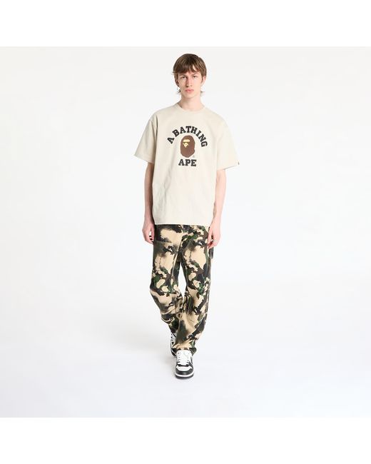 Pantaloni Map Camo Relaxed Fit Work Pants di A Bathing Ape in Green