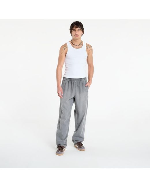 Adidas Originals Gray Jeans Adidas Denim Trackpant for men