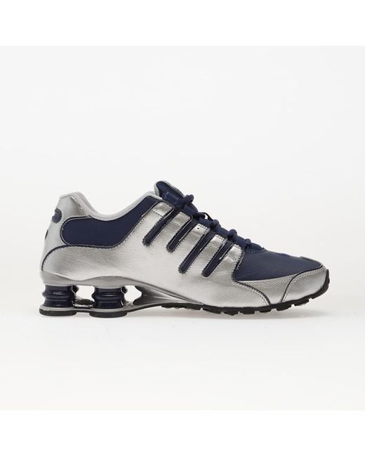 Sneakers Shox Nz Midnight/ -Metallic di Nike in Blue da Uomo