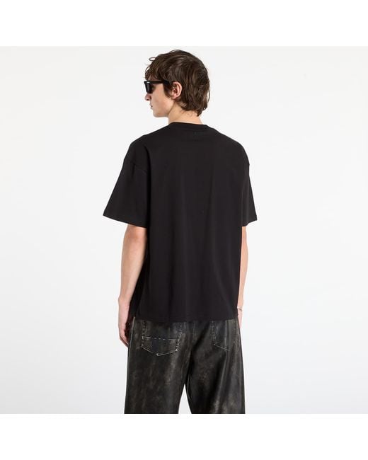 Represent T-Shirt Initial Oversized T-Shirt in het Black voor heren