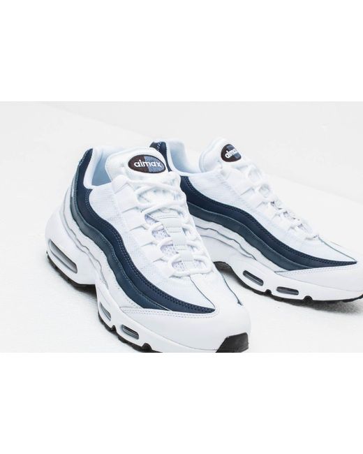 air max 95 navy and white
