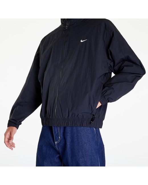 Sportswear solo swoosh track jacket black/ white Nike en coloris Blue