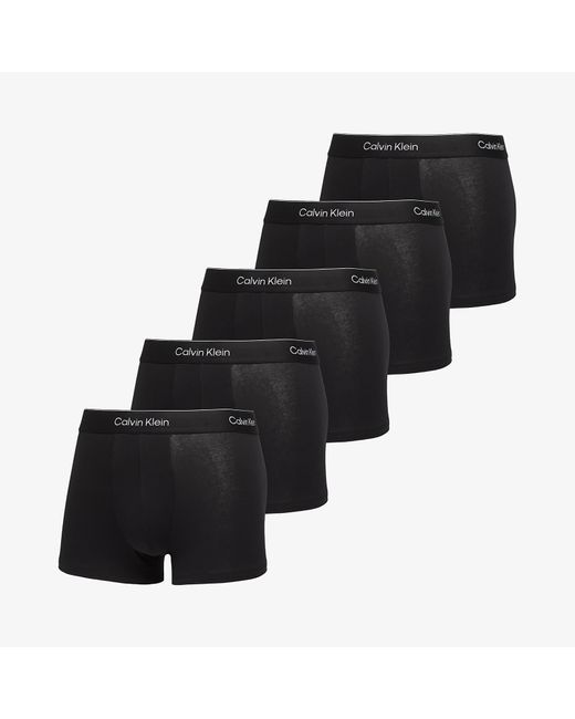 Calvin Klein Icon Cotton Stretch Trunk 5-Pack in Black für Herren
