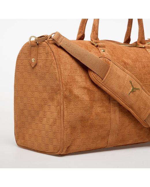 Jam Suede Monogram Duffle di Nike in Brown