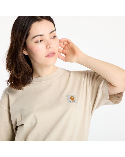 Carhartt T-Shirt Short Sleeve Nelson T-Shirt in het Natural