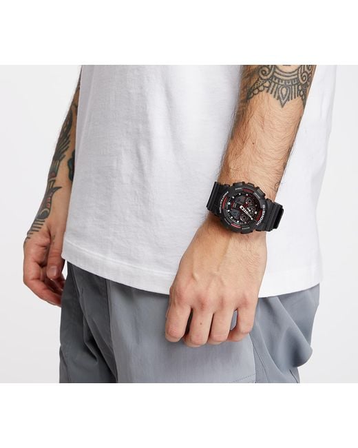 G-Shock Black G-shock Watch / Red for men