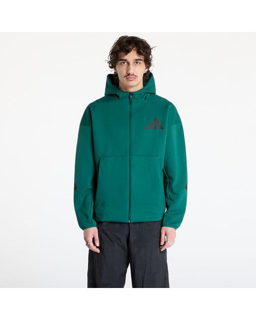 Adidas Originals Sweatshirt Adidas Z.N.E. Full-Zip Hooded Track Jacket in Green für Herren