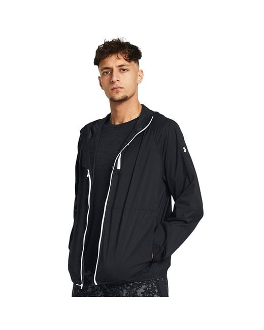 Under Armour Black Jacket Launch Lightweight Jacket for men