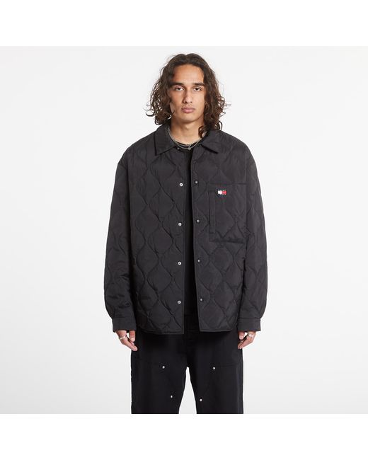 Tommy Hilfiger Jas Tommy Jeans Quilted Shacket in het Black voor heren