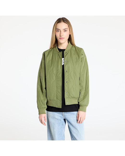 Vans Jas Bennett Quilted Bomber in het Green