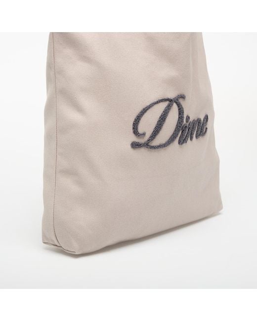 Dime Natural Tasche Cursive Chenille Tote Bag