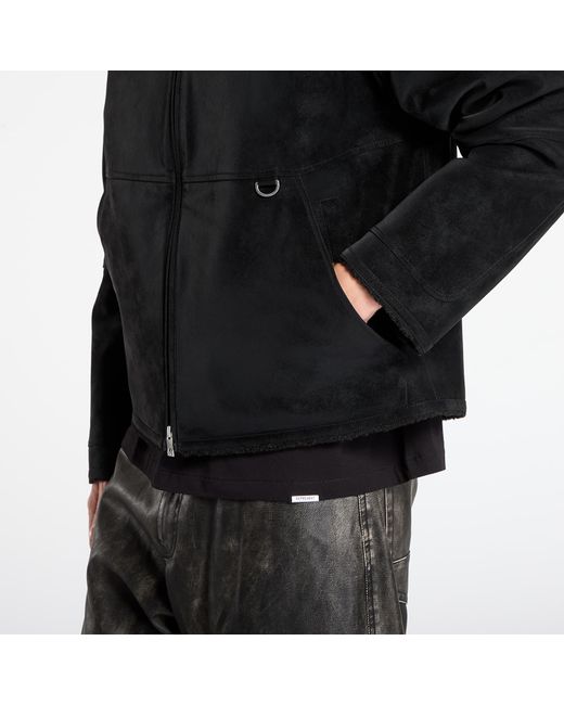 Represent Black Jacket Shearling Jacket for men