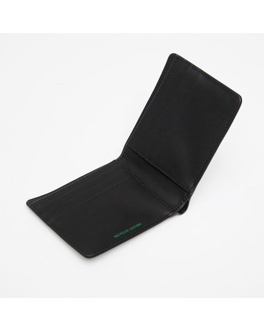 Tommy Hilfiger Black Portmoine Linear Cc Wallet