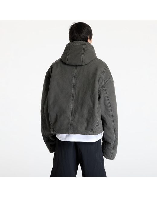 HELIOT EMIL Black Jacket Parametrical Worker Jacket for men
