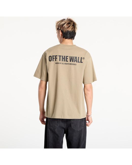 Vans T-Shirt Original Standards Stat Bay T-Shirt Leaf in het Natural voor heren