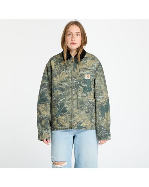 Carhartt Green Jacke Og Detroit Jacket Camo Combi/ Stone Washed