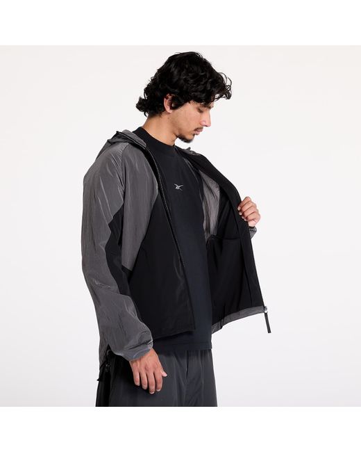 Reebok Black Jacket Running Hooded Jacket/ Misty for men