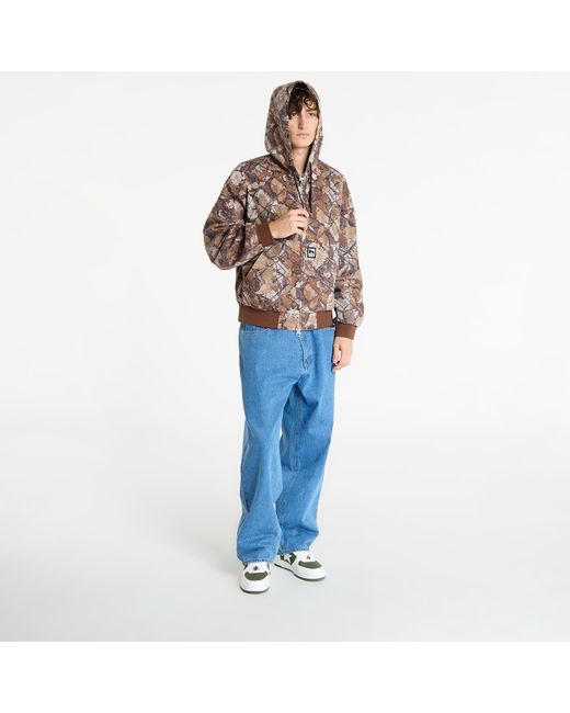 Obey Jas Obey Glen Zip Up Jacket in het Brown voor heren