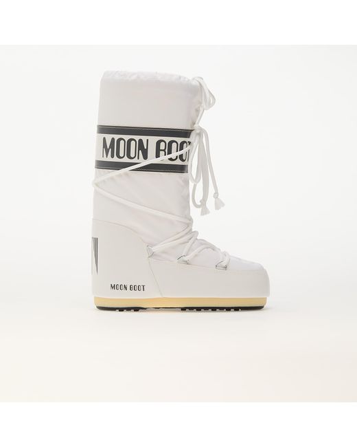 Moon Boot White Shoes Icon Nylon