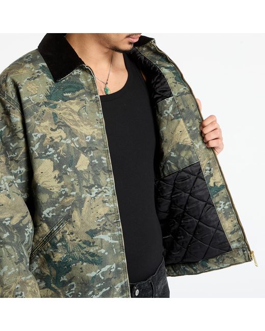 Carhartt Green Jacke Og Detroit Jacket Camo Combi/ Stone Washed