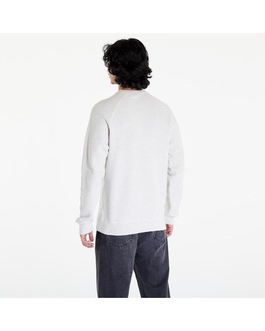 Carhartt Pullover chase sweater ash heather/ gold xs in White für Herren