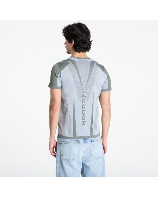 Reebok T-Shirt Lab Tech Tee Chalk/ Breakaway in Blue für Herren