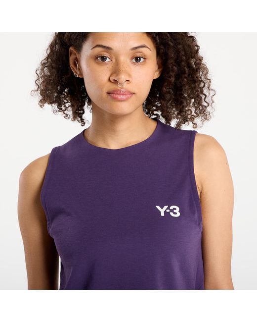 Y-3 Purple Tank Top Match Tank
