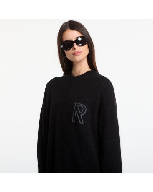 Represent Black Sweater Logo Sweater