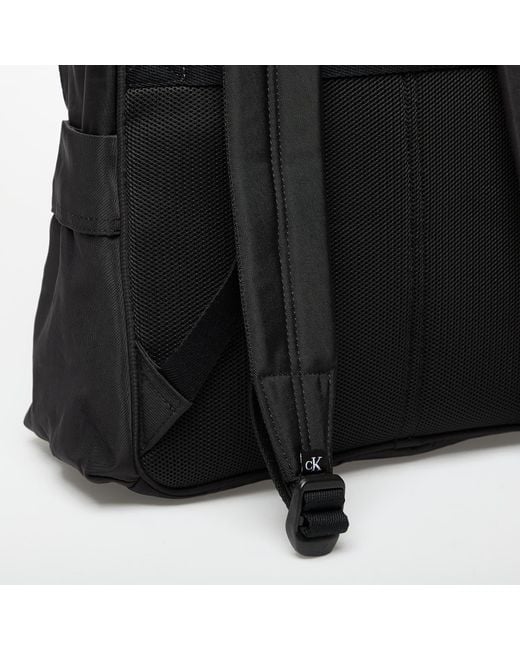 Calvin Klein Black Bold Round Backpack