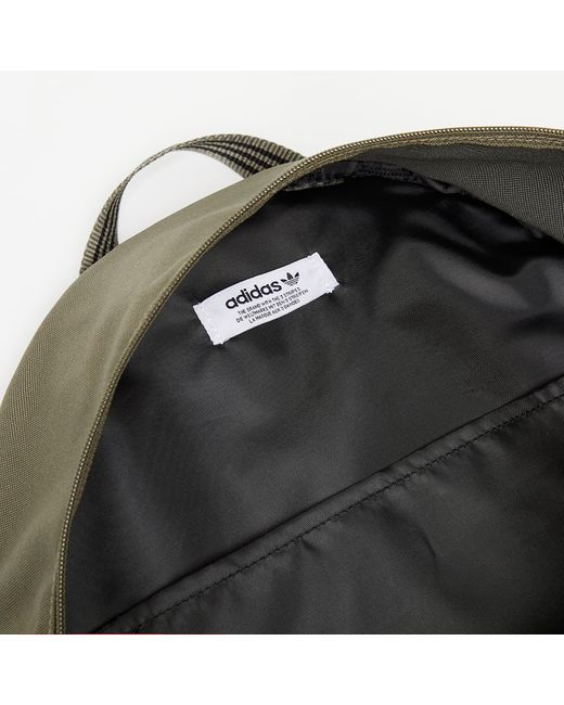 Adidas Originals Gray Adicolor Backpack Olive Strata