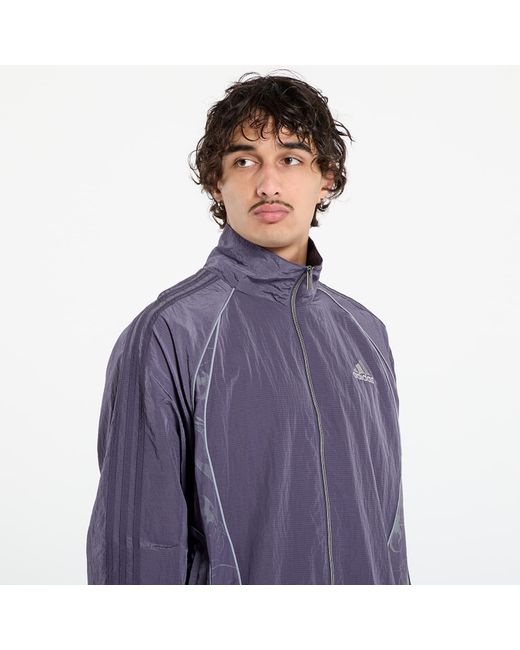 Adidas Originals Purple Jacket Adidas Adilenium Season 4 Teamgeist Track Top for men