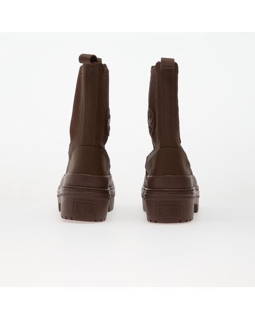 Converse Sneakers Chuck Taylor All Star Lugged Heel Chelsea Boot Totally Fudged/ Totally Fudged/ Totally Fudged Eur in het Brown