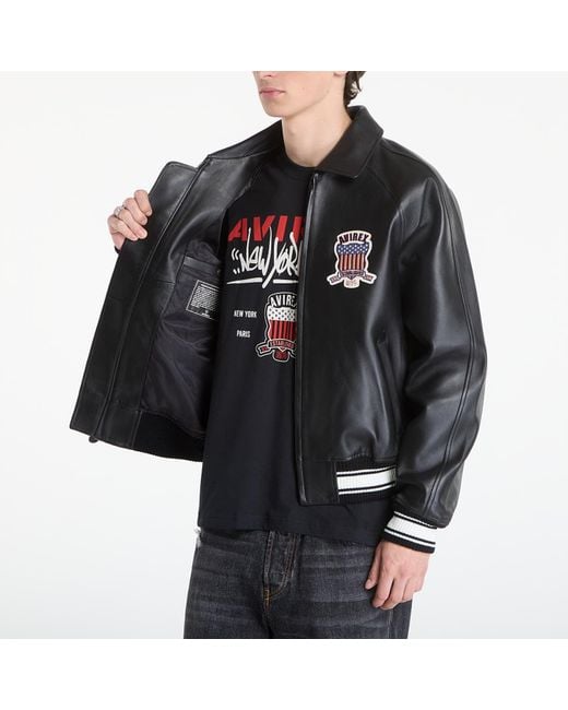 Avirex Black Jacket Icon Jacket for men