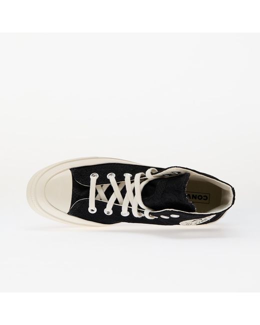 Sneakers Chuck 70 Hi/ Total Eclipse/ Egret Eur di Converse in Black