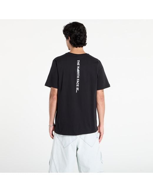 The North Face Black T-Shirt M Vertical Logo Ss Tee for men