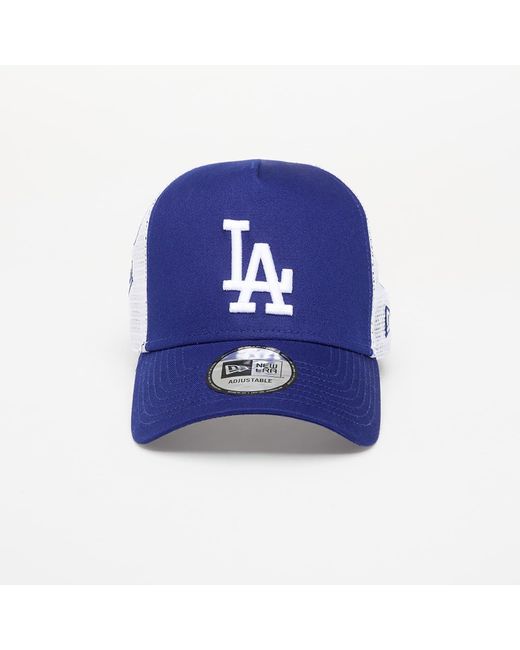9Forty Af Trucker Mlb Multi Patch Los Angeles Dodgers di KTZ in Blue