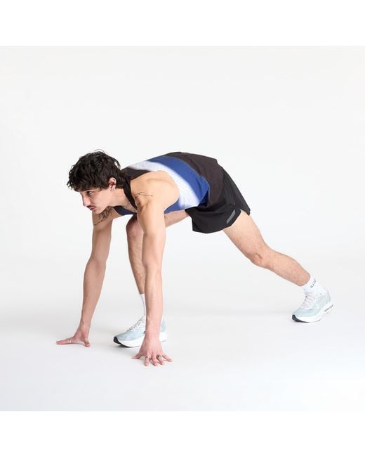 Soar Running Blue Vest Graphene Top for men