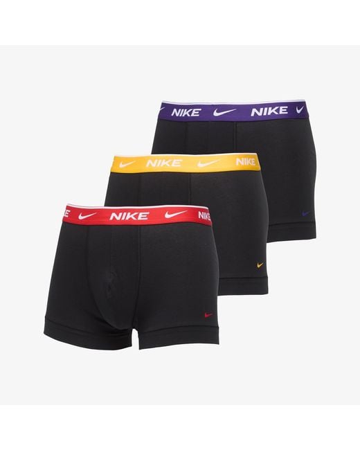 Boxer Trunk 3-Pack Back di Nike in Black da Uomo