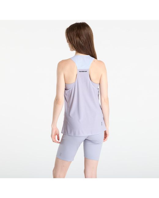 On Shoes Performance Tank in het Blue