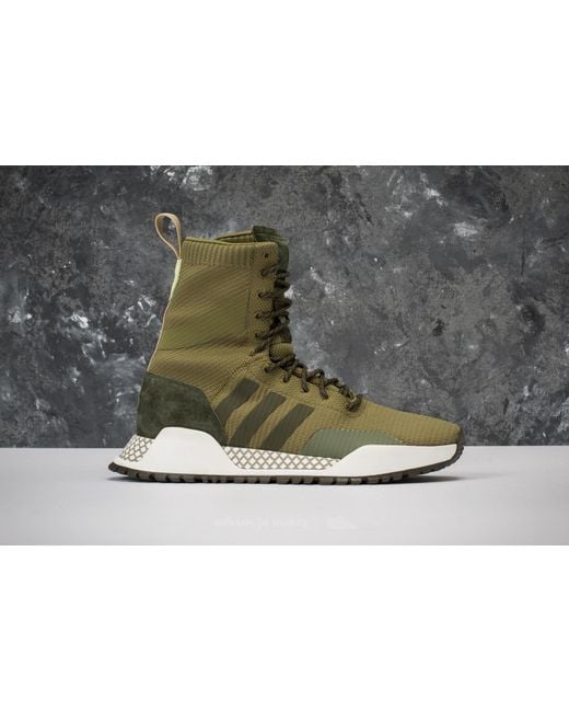 adidas Rubber F/1.3 Primeknit Boots Olive Cargo/night Cargo/umber in Green  for Men | Lyst